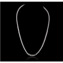 14KT White Gold 3.49ctw Diamond Necklace