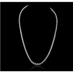 14KT White Gold 3.49ctw Diamond Necklace