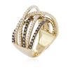 Image 3 : 18KT Two-Tone Gold 1.14ctw Diamond Ring