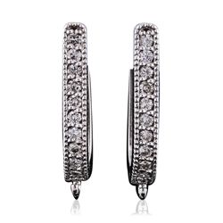 14KT White Gold 0.26ctw Diamond Earrings