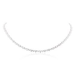 18KT White Gold 7.61ctw Diamond Necklace