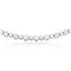 Image 2 : 18KT White Gold 7.61ctw Diamond Necklace