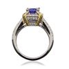 Image 3 : 18KT Two-Tone Gold 1.69ct Tanzanite and Diamond Ring