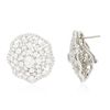 Image 2 : 14KT White Gold 4.43ctw Diamond Earrings