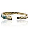 Image 3 : 14KT Yellow Gold 0.47ctw Diamond Bangle