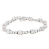 Image 1 : 14KT White Gold 9.93ctw Diamond Tennis  Bracelet