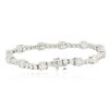 Image 2 : 14KT White Gold 9.93ctw Diamond Tennis  Bracelet