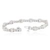 Image 3 : 14KT White Gold 9.93ctw Diamond Tennis  Bracelet