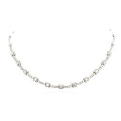 14KT White Gold 1.52ctw Diamond Necklace