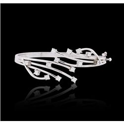 14KT White Gold 0.90ctw Diamond Bracelet