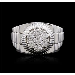 14KT White Gold 1.02ctw Diamond Ring