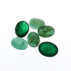 8.41cts. Oval Cut Natural Emerald Parcel