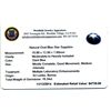 Image 2 : 16.34ctw. Natural Oval Blue Star Sapphire