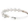 Image 3 : 14KT White Gold 2.74ctw Diamond Bangle Bracelet
