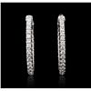 Image 1 : 14KT White Gold 3.08ctw Diamond Earrings