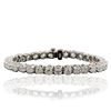 Image 1 : 14KT White Gold 9.92ctw Diamond Bracelet
