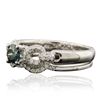 Image 2 : 14KT White Gold 0.85ctw Diamond Wedding Ring Set
