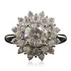 Image 1 : 14KT White Gold 1.66ct Diamond Ring