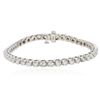 Image 1 : 14KT White Gold 3.61ctw Diamond Tennis  Bracelet
