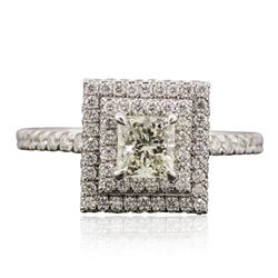 14KT White Gold 1.57ctw Diamond Ring