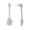 Image 2 : 14KT White Gold 2.61ctw Diamond Earrings