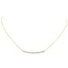 Image 1 : 14KT Yellow Gold 0.84ctw Diamond Necklace
