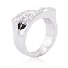 Image 3 : 14KT White Gold 0.48ctw Diamond Ring