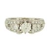 Image 1 : 14KT White Gold 1.15ctw Diamond Ring