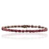 Image 1 : 14KT Rose Gold 11.67ctw Pink Tourmaline Bracelet