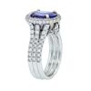 Image 3 : 14KT White Gold 2.79ct Tanzanite and Diamond Ring