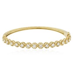 14KT Yellow Gold 2.10ctw Diamond Bracelet