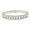 Image 1 : 18KT White Gold 1.43ctw Diamond Bangle Bracelet