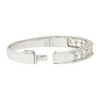Image 3 : 18KT White Gold 1.43ctw Diamond Bangle Bracelet