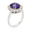 Image 3 : 14KT Two-Tone Gold 2.51ct Tanzanite and Diamond Ring