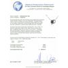 Image 3 : 14KT White Gold GIA Certified 2.83ct Ruby and Diamond Pendant With Chain