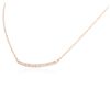 Image 3 : 14KT Rose Gold 0.84ctw Diamond Necklace
