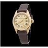 Image 1 : Ladies 18KT Yellow Gold Rolex DateJust Wristwatch