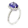 Image 3 : 14KT White Gold 2.57ct Tanzanite and Diamond Ring
