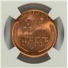 Image 3 : 1946 LINCOLN CENT, NGC MS-66 RED