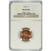 Image 1 : 1948 LINCOLN CENT, NGC MS-66 RED