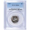 Image 1 : 1957 JEFFERSON NICKEL, PCGS MS-66 RARE! POPULATION OF 37, NONE HIGHER