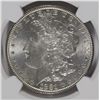 Image 2 : 1881 MORGAN SILVER DOLLAR, NGC MS-63  BLAZING WHITE!