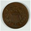 Image 1 : 1865 TWO CENT PC XF/AU