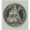 Image 2 : 1879 PROOF SEATED DIME NGC PF-67 CAMEO (CAC)