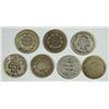 Image 2 : (7) SEATED DIMES (42, 54, 57, 57-O, 75, 76, 87)
