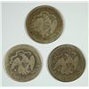 Image 2 : (3) 1876 SEATED QUARTERS