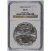 Image 1 : 2008 AMERICAN SILVER EAGLE, NGC MS-69