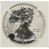 Image 2 : 2012-S $1.00 AMERICAN SILVER EAGLE, REVERSE PROOF NGC  PROOF-70  TROLLEY LABEL