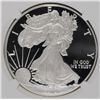 Image 2 : 2012-S $1.00 AMERICAN SILVER EAGLE, NGC PROOF-70 ULTRA CAMEO!  TROLLEY LABEL