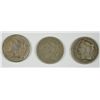 Image 1 : (3) THREE CENT NICKELS (65, 66, 73)